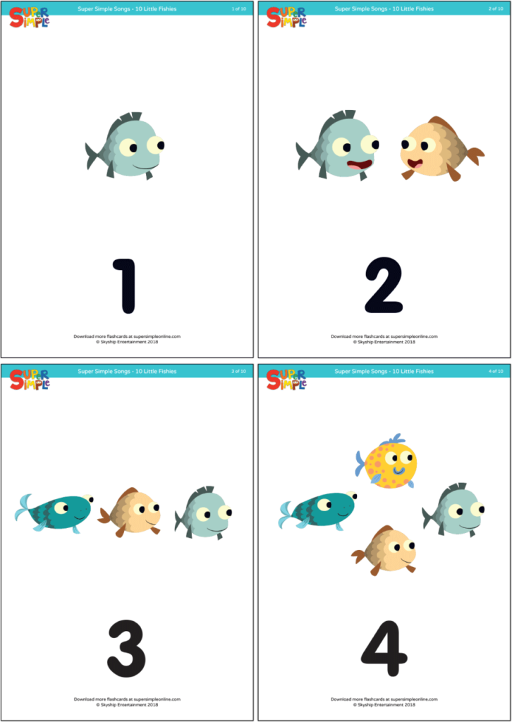 10-little-fishies-counting-flashcards-super-simple