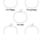 Five Little Pumpkins - Read And Draw Worksheet