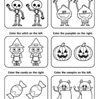 The Skeleton Dance - Right Or Left? Worksheet