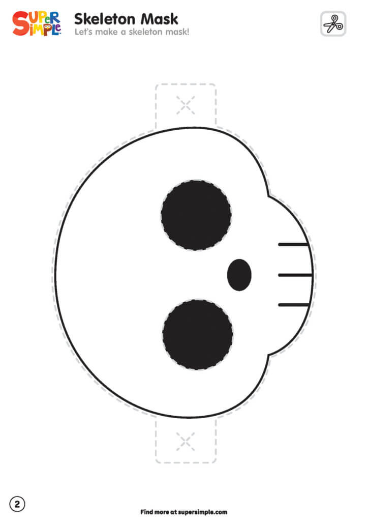 The Skeleton Dance - Make A Mask! Craft