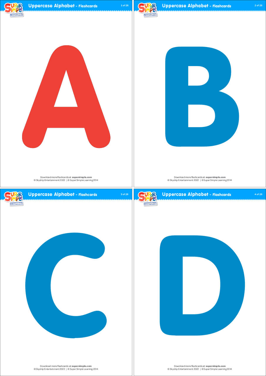 Printable Alphabet Cards Printable Cards