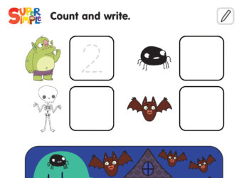 Go Away, Spooky Goblin! - Counting Worksheet