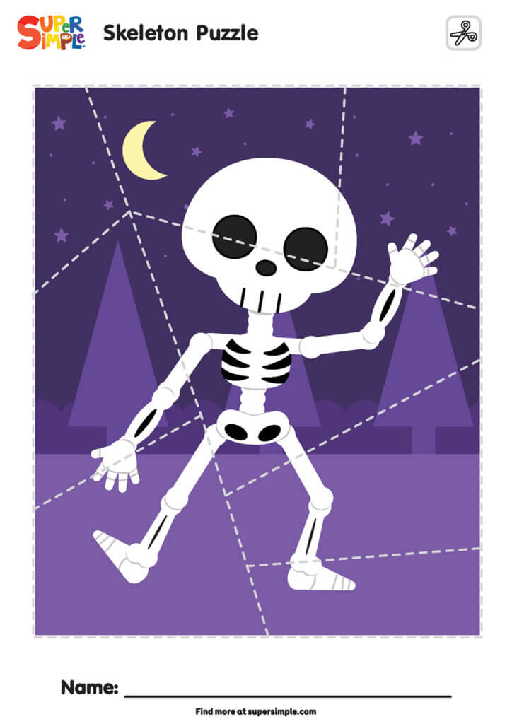 Skeleton Puzzle - 8 Pieces