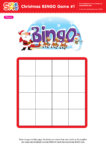 Christmas BINGO Game #1 - Super Simple