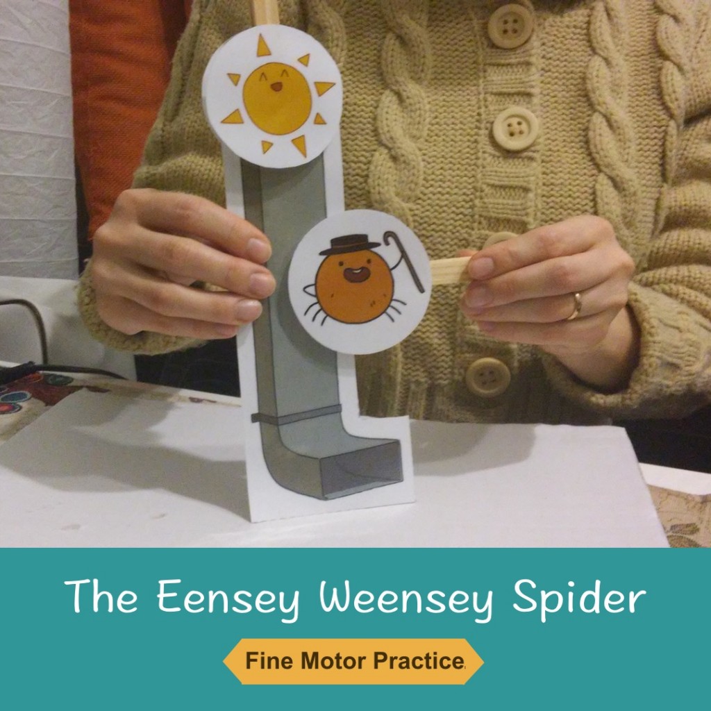 The Eensey Weensey Spider Craft Fine Motor Skills Craft Super Simple