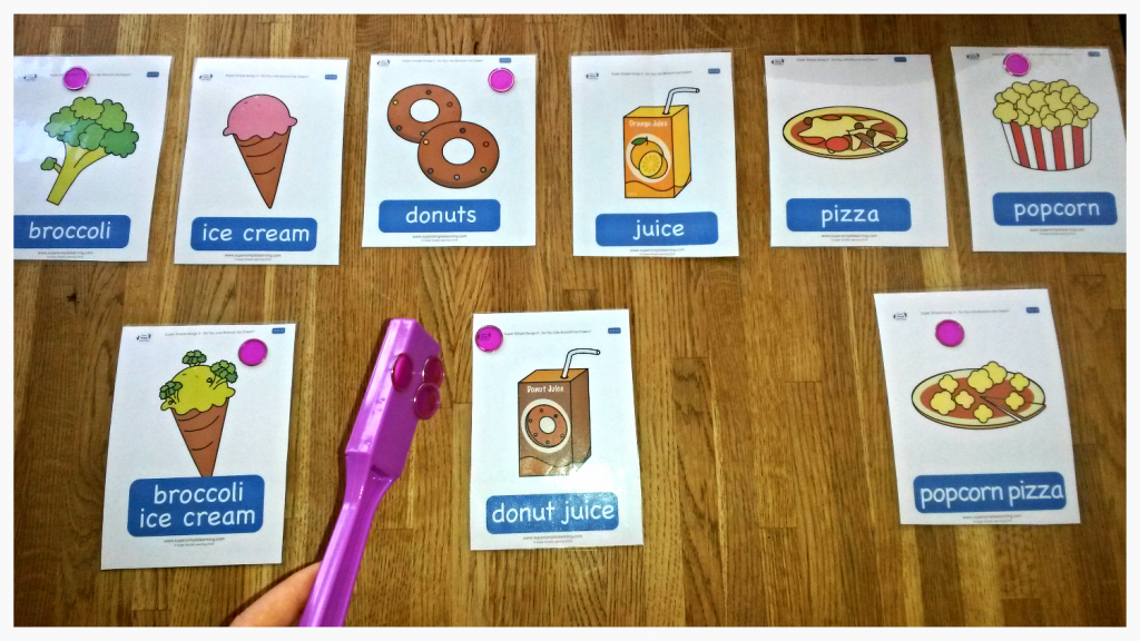 Do You Like Broccoli Ice Cream? vocabulary game