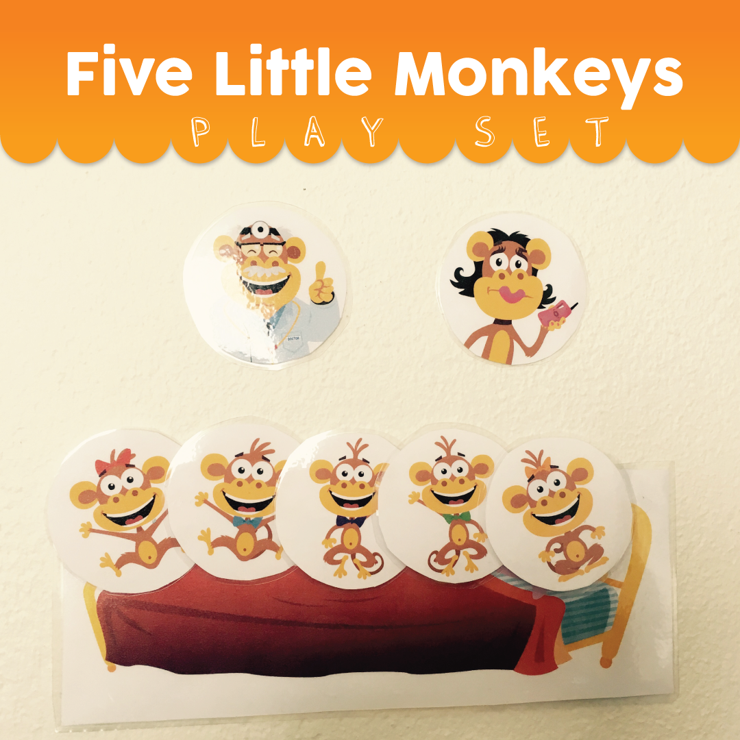 Five Little Monkeys - Play Set Activities - Super Simple