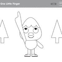 One Little Finger Coloring Pages