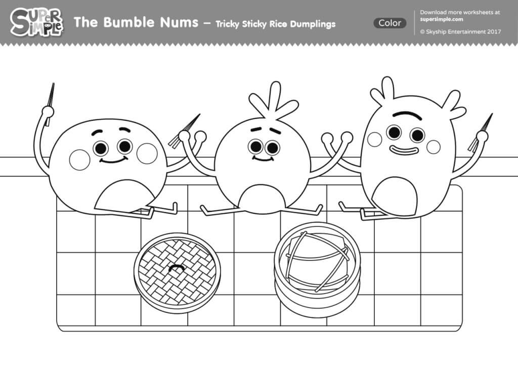 The Bumble Nums - Tricky Sticky Rice Dumplings