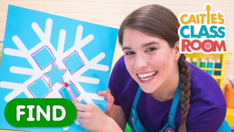 Learn Shapes With Snowflakes