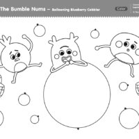 The Bumble Nums Color - Ballooning Blueberry Cobbler