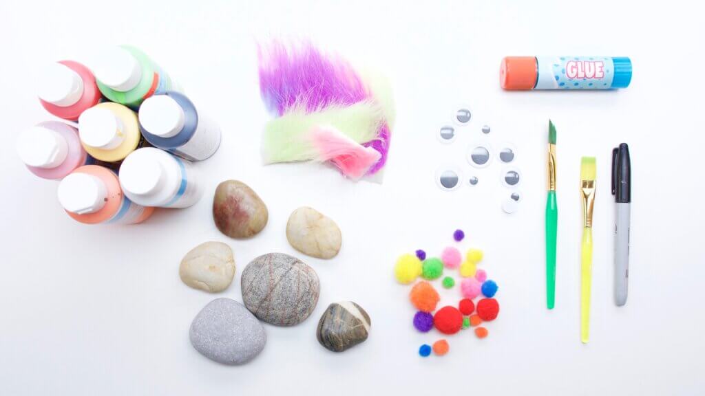 Make your own pet rock - materials
