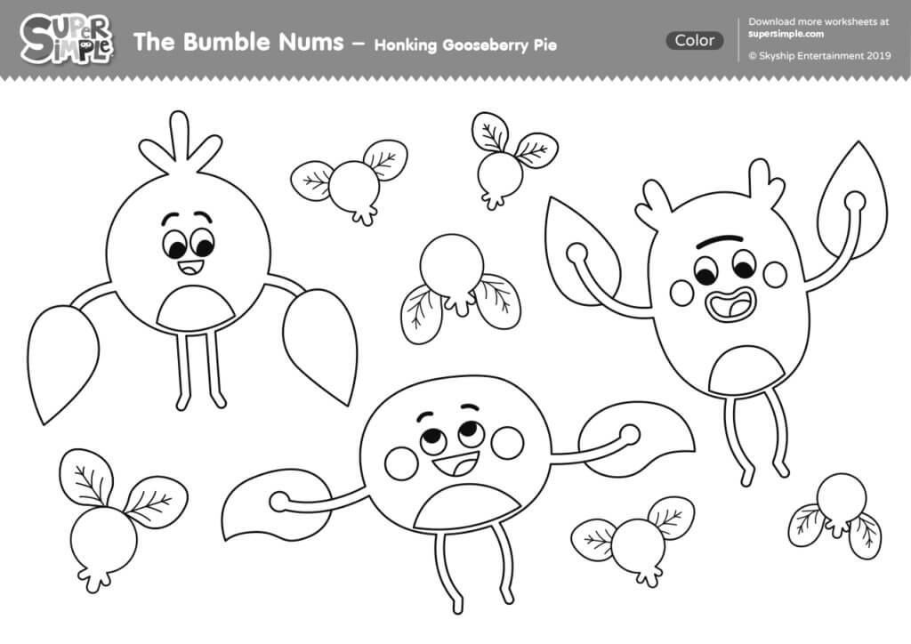 The Bumble Nums Color - Honking Gooseberry Pie