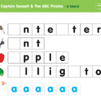 Captain Seasalt and the ABC Pirates "A" - Cut, Correct