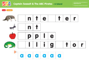 Captain Seasalt and the ABC Pirates "A" - Cut, Correct