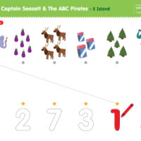 Captain Seasalt And The ABC Pirates "E" - Connect, Color
