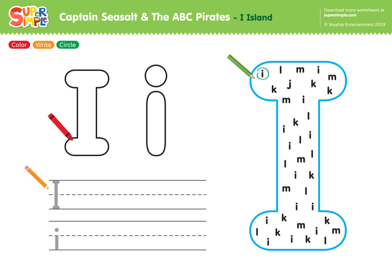 Captain Seasalt And The ABC Pirates A - Write - Super Simple
