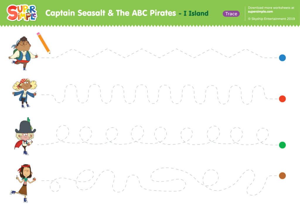 Captain Seasalt And The ABC Pirates "I" - Trace