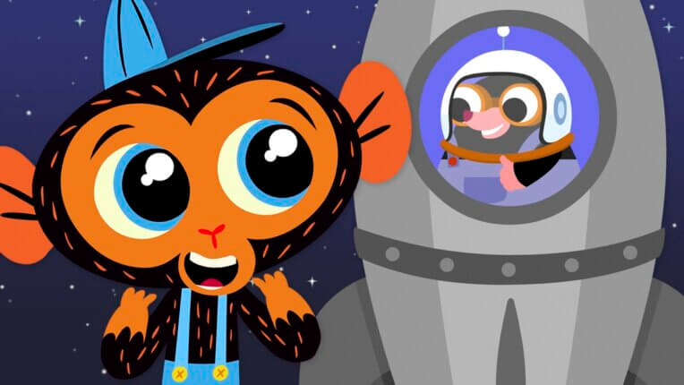 Miss Mole Blasts Off To The Moon