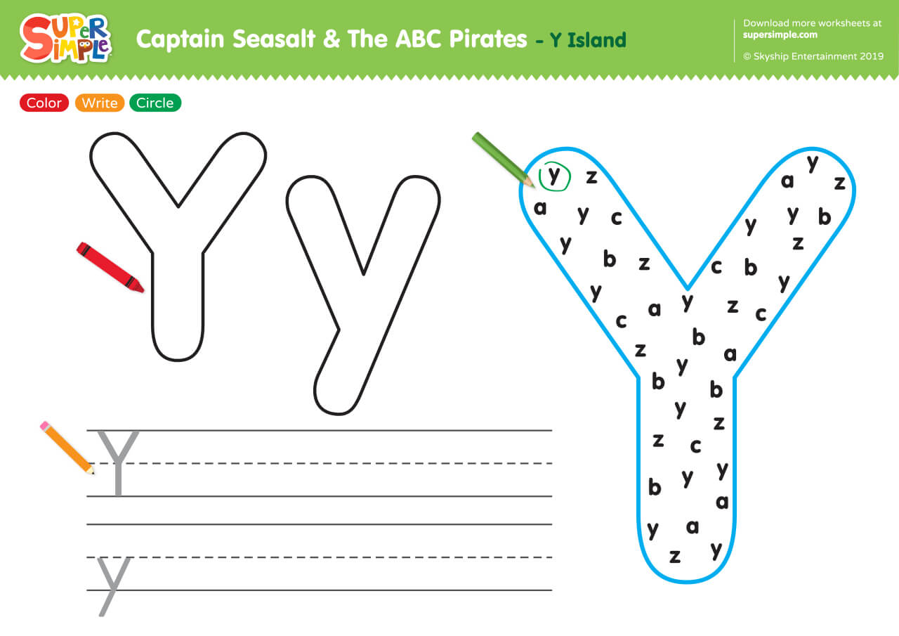 Captain Seasalt And The ABC Pirates A - Write - Super Simple