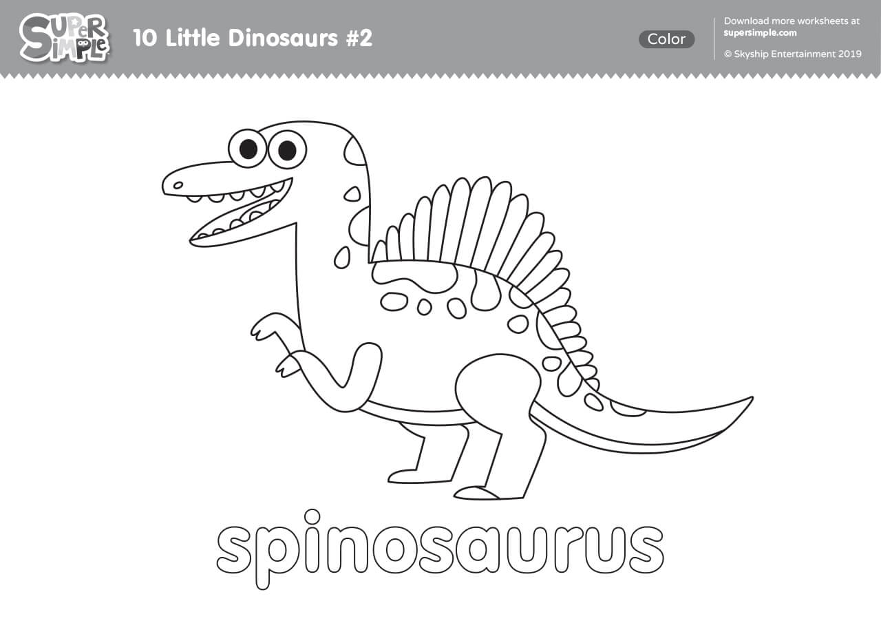 200 Little Dinosaurs 20 Coloring Pages   Super Simple