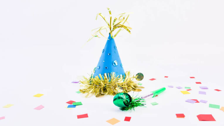 New Year’s Eve Party Hat Craft - Super Simple