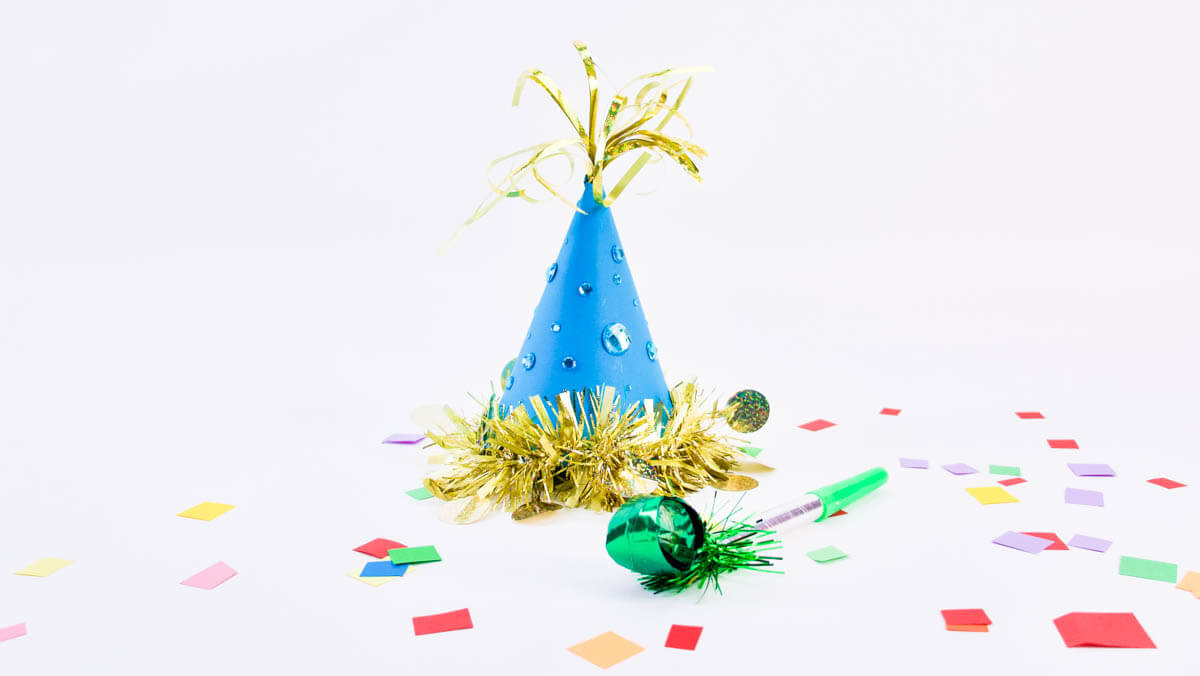 New Year's Eve Party Hat Craft