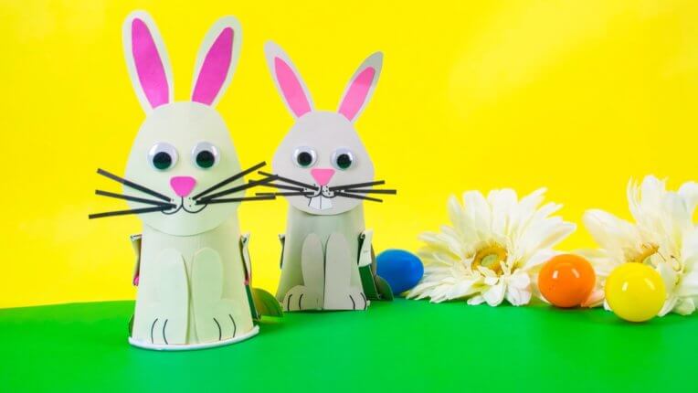Hopping Bunny Craft - Super Simple