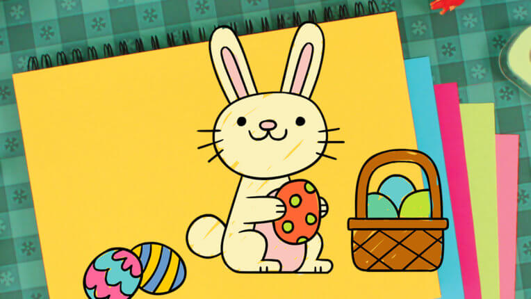 How To Draw An Easter Bunny