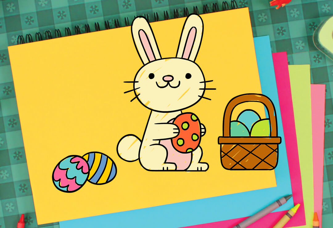 Easter Bunny Drawing - HelloArtsy