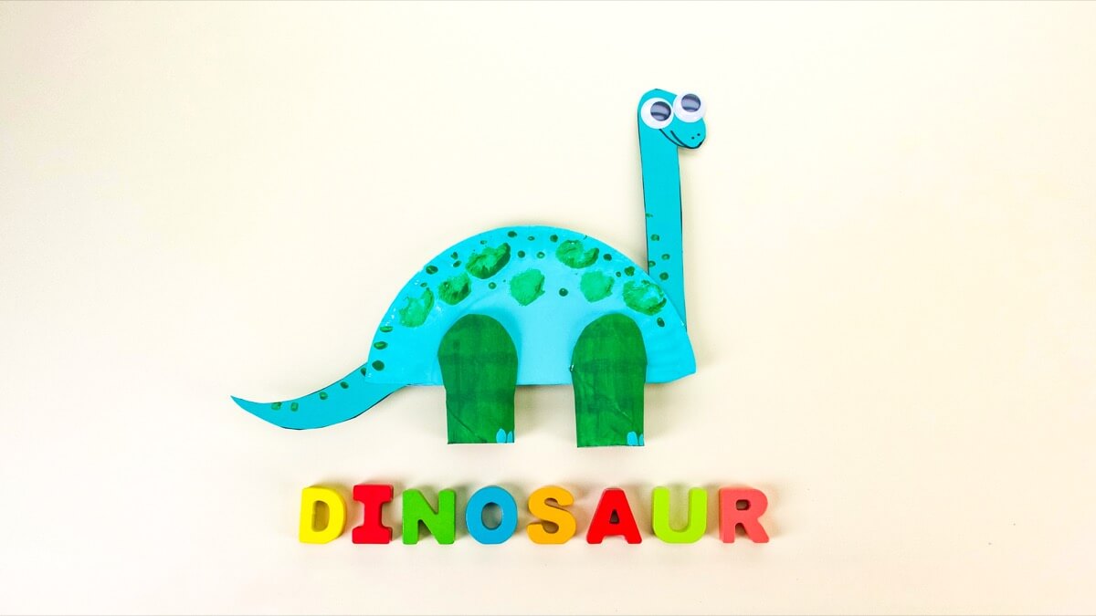 Super Simple Brontosaurus Dinosaur Craft