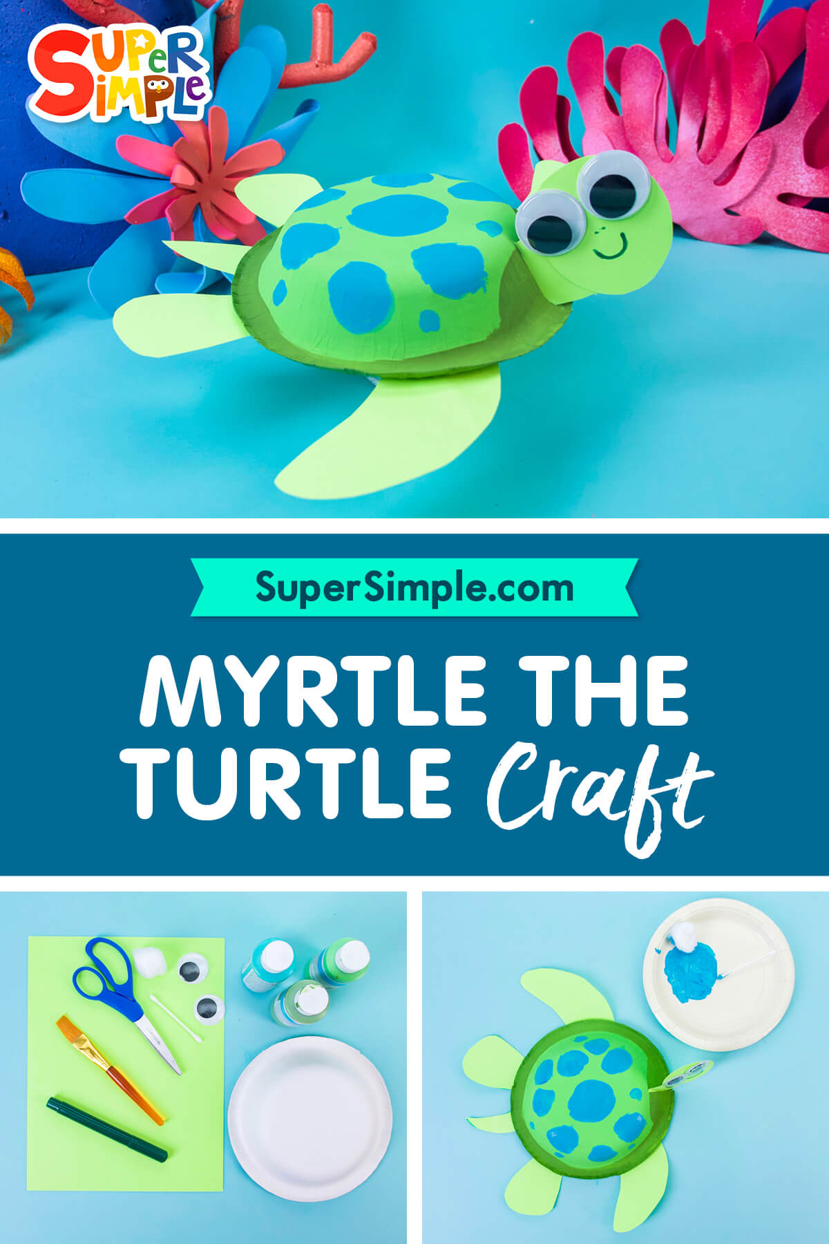 Myrtle The Turtle Craft - Super Simple