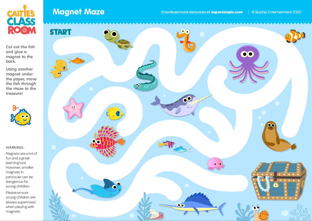 printable magnet coloring pages