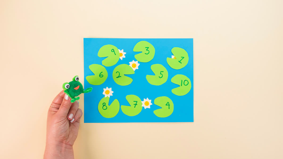 Lily Pads & Leaping Frog Counting Activity