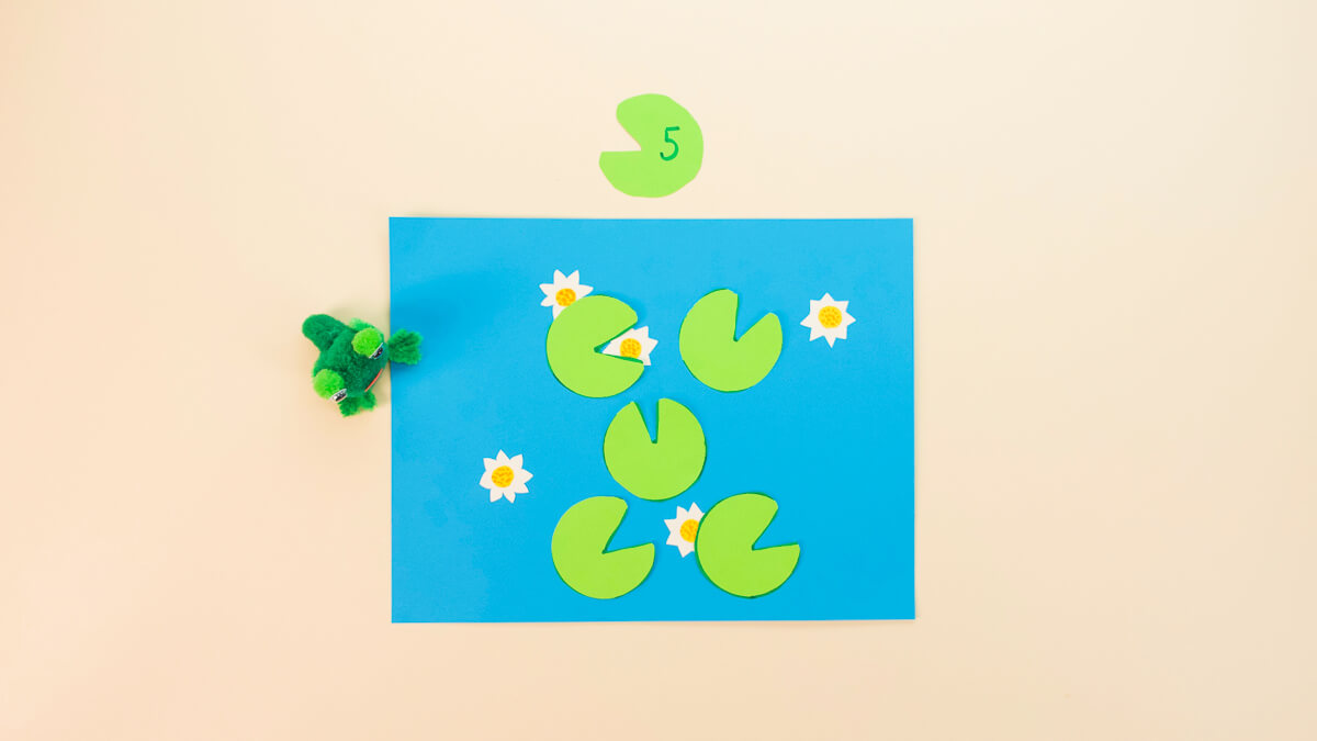 Lily Pads & Leaping Frog Counting Activity