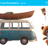 I Love The Mountains Play Set