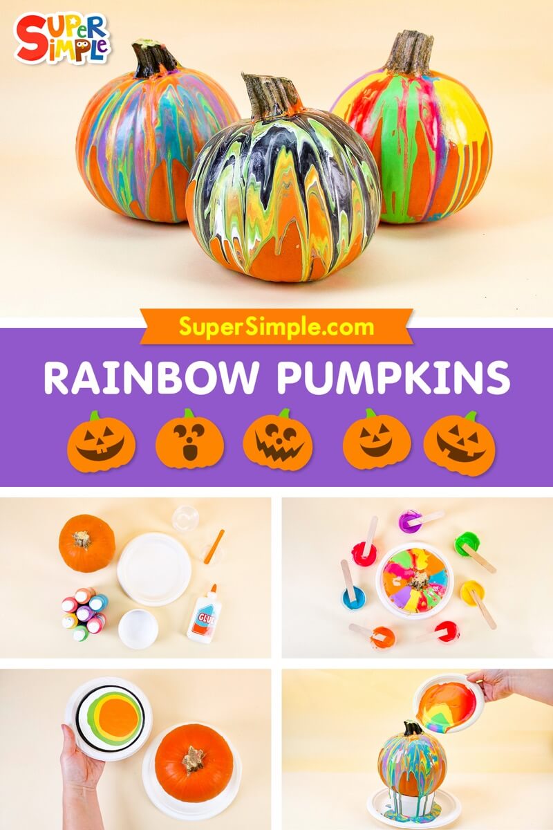 Rainbow Pumpkins - Super Simple