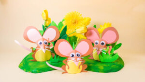 Treetop Family Mouse Craft