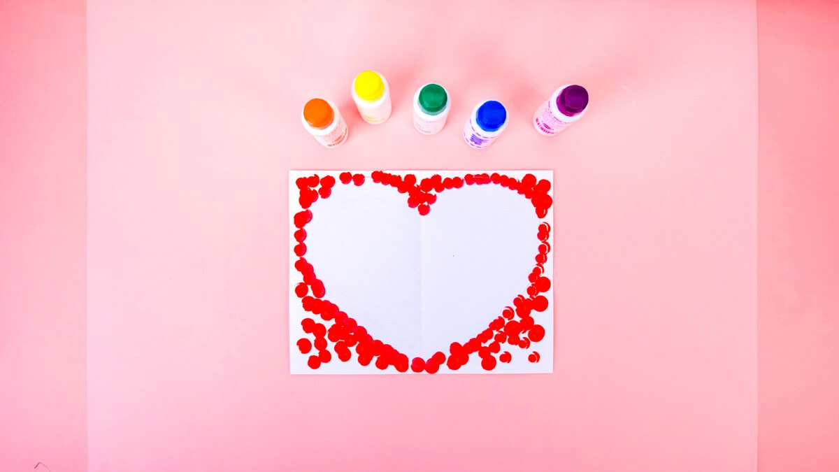 Rainbow Heart Craft