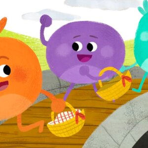 The Three Bumble Nums Gruff Coloring Pages - Super Simple