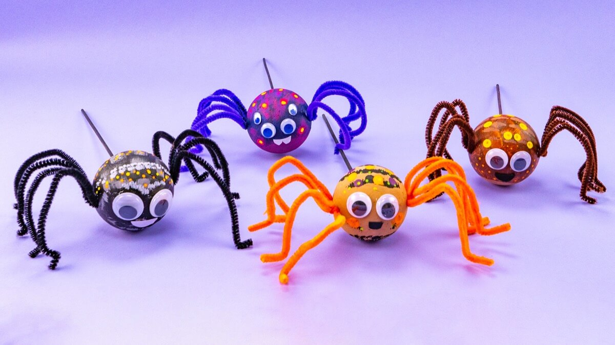 Spider Puppet Craft