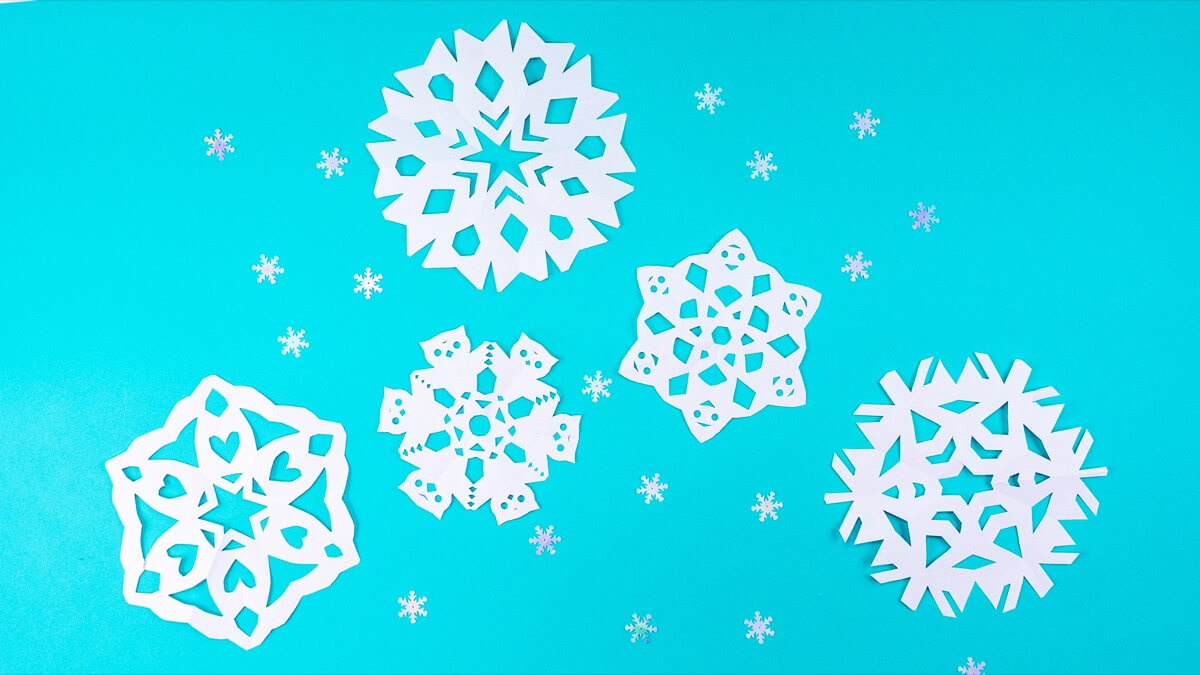 pictures of simple snowflakes