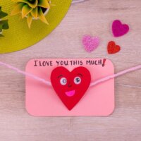 I Love You This Much! Homemade Card Craft