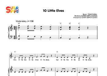 10 Little Elves Sheet Music