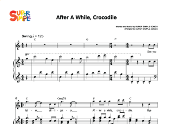 After A While, Crocodile Sheet Music