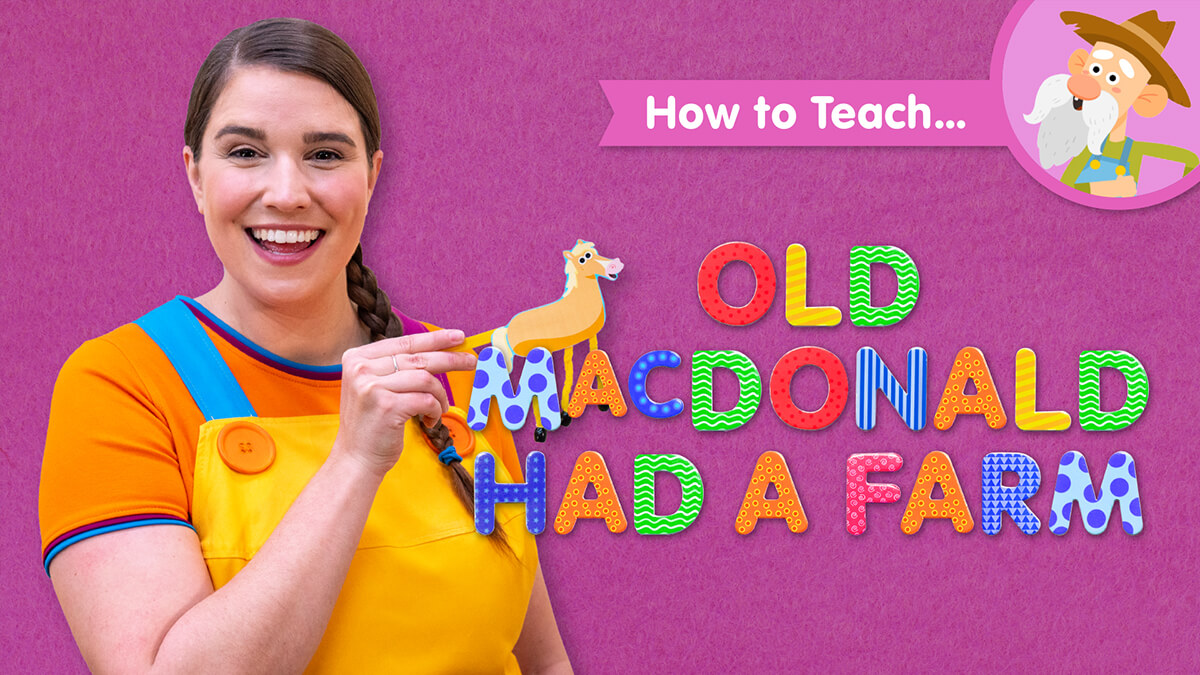 How To Teach Old MacDonald Had A Farm | Super Simple