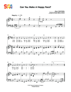 Can You Make A Happy Face? Sheet Music