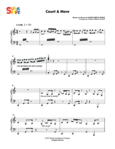 Count & Move Sheet Music