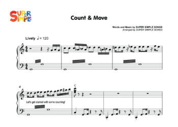 Milk And Cookies Sheet Music - Super Simple