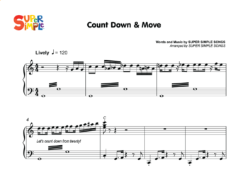 Count Down & Move Sheet Music